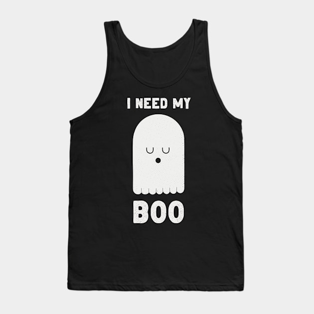 I Need My Boo Tank Top by Zachterrelldraws